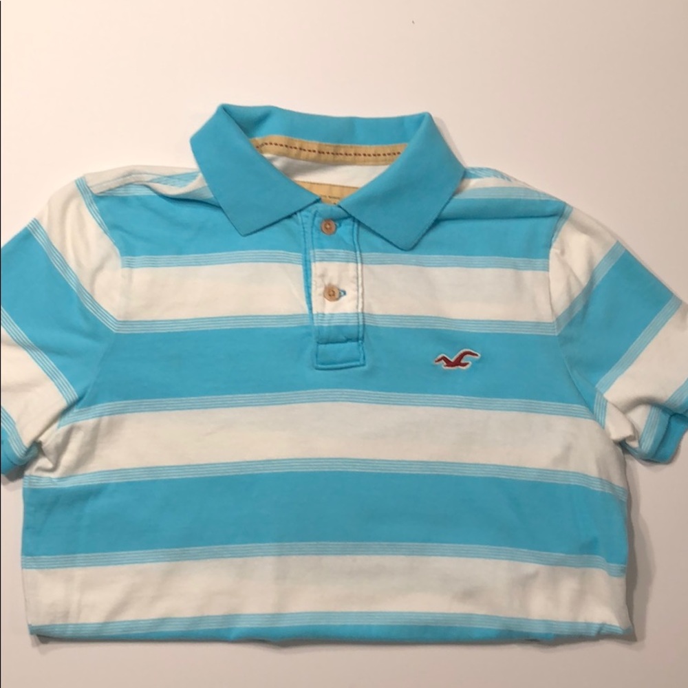 Hollister Polo Aqua